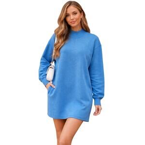 90's Vintage L Sturdy Sweats By Lee blue Sweatshirt Oversized Dress warm winter